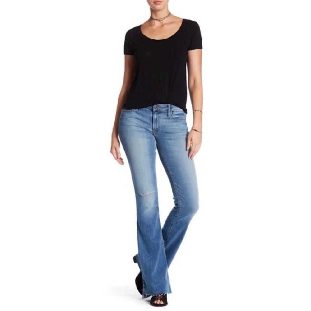 MIA MID RISE SKINNY FLARE